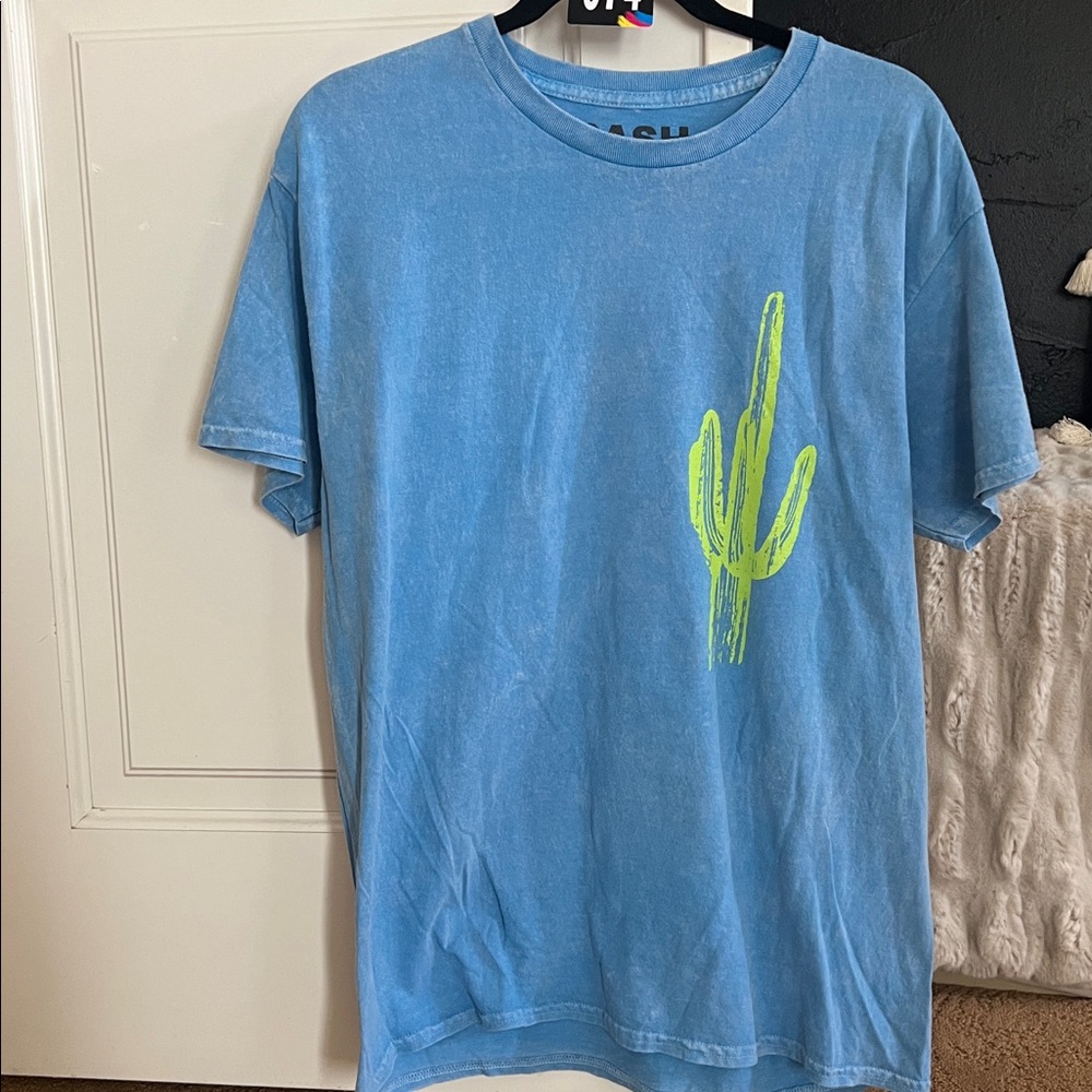 74. Blue Johnny Cash Tee NWOT